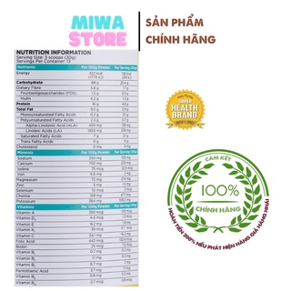Sữa hạt Miwako A+ Vị Vani Hộp 700gr Sữa Thực Vật Hữu Cơ  Cho Trẻ Phát Triển Tư Duy - Hộp 700g - Miwa Store
