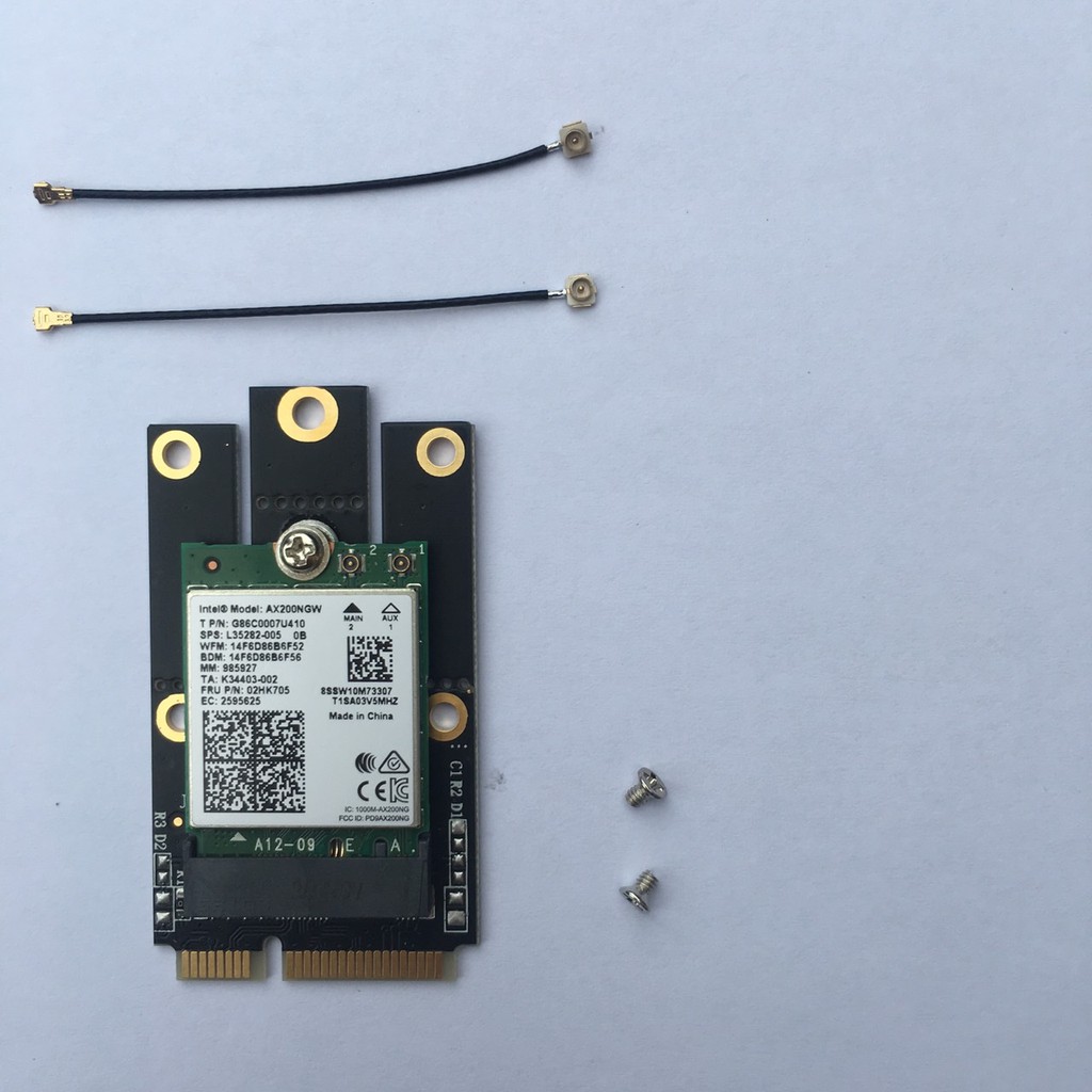 Adapter chuyển chân ngff sang mini pci-e - dùng cho nâng cấp wifi laptop