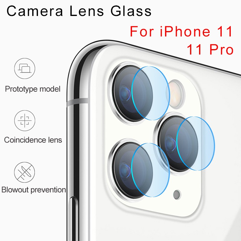 Miếng dán bảo vệ màn hình camera cường lực 9H 2.5D cho iPhone 11 Pro Max iPhone 6 6s 7 8 Plus  X XS MAX XR