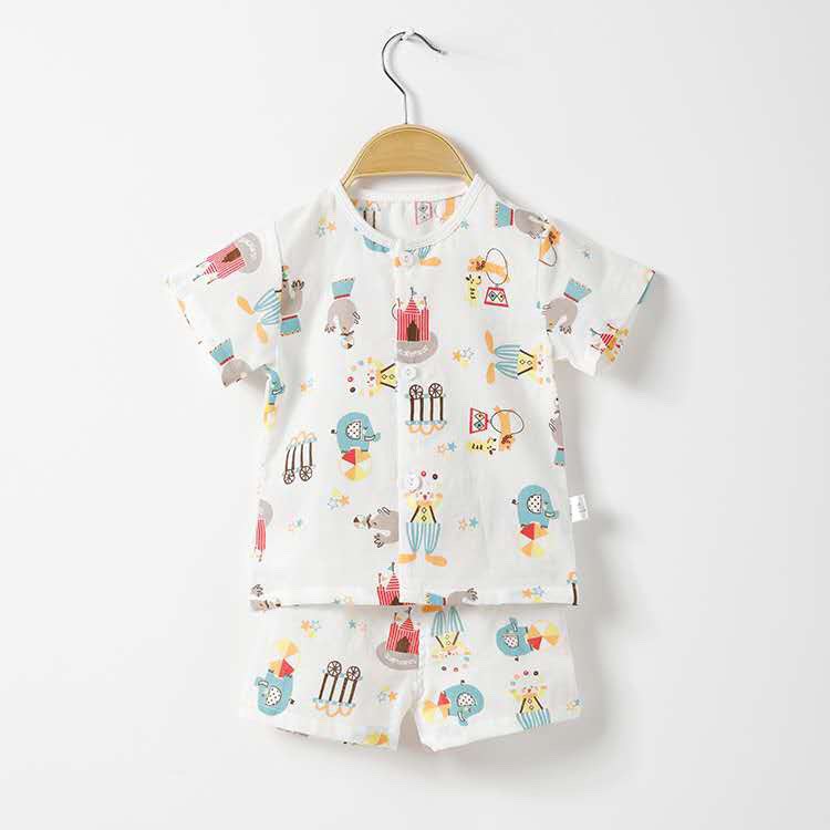 Set 2 bộ cộc xô cho bé vải đũi mềm mát, màu sắc ngộ nghĩnh đủ size