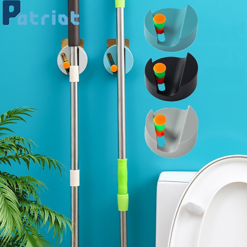 Giá Đỡ Cây Lau Nhà Gắn Tường Đa Năng Tiện Dụng Cho Nhà Bếp / Phòng Tắm