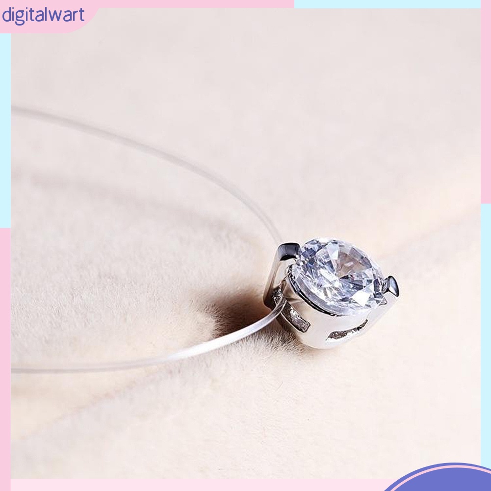 Dây Chuyền Mặt Tròn Đính Đá Thời Trang Cho Nữ