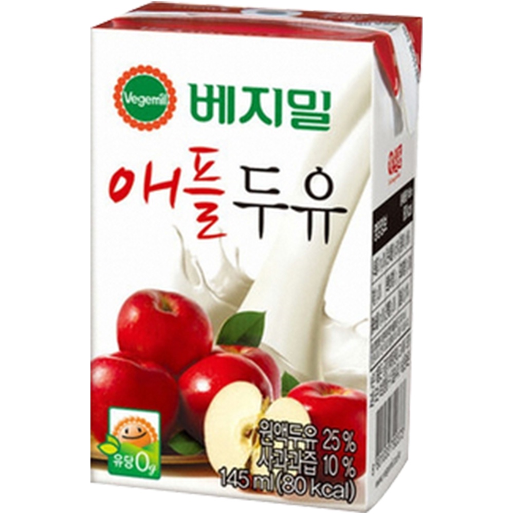 Sữa Đậu Nành Vegemil Hương Vị Táo 145ml