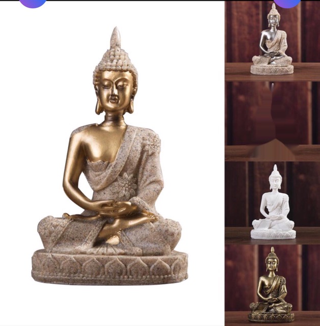 Bộ 4 tượng phật Thái trang trí