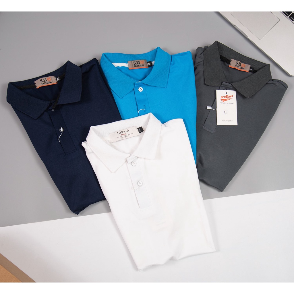 Áo Thun Polo Nam Cổ Trụ Chất Liệu Vải Cá Sấu Thời Trang