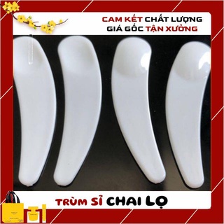 Muỗng múc kem , muỗng múc mỹ phẩm , trum si chai lo