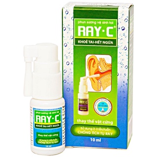 Phun sương vệ sinh tai Ray - C - khoẻ tai, hết ngứa - 10ml