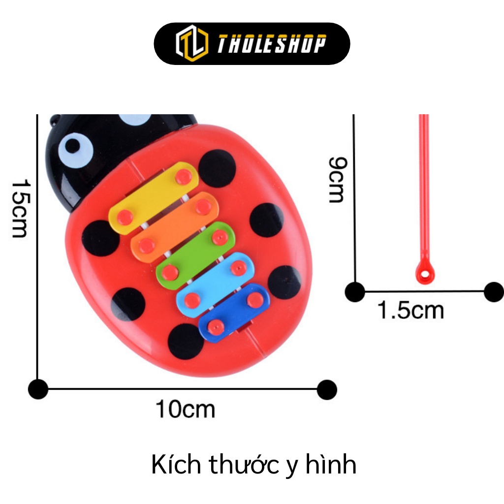 Đàn Gõ - Đồ Chơi Nhạc Cụ Hình Bọ Cánh Cứng 5 Nốt Nhạc Cho Bé Chơi Nhạc 6860