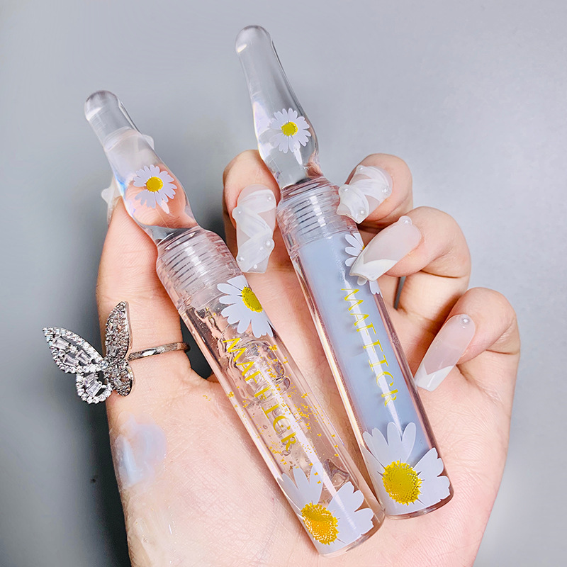 (hàng Mới Về) Set 2 Lọ Tinh Chất Dưỡng Ẩm Chăm Sóc Môi Tiện Dụng