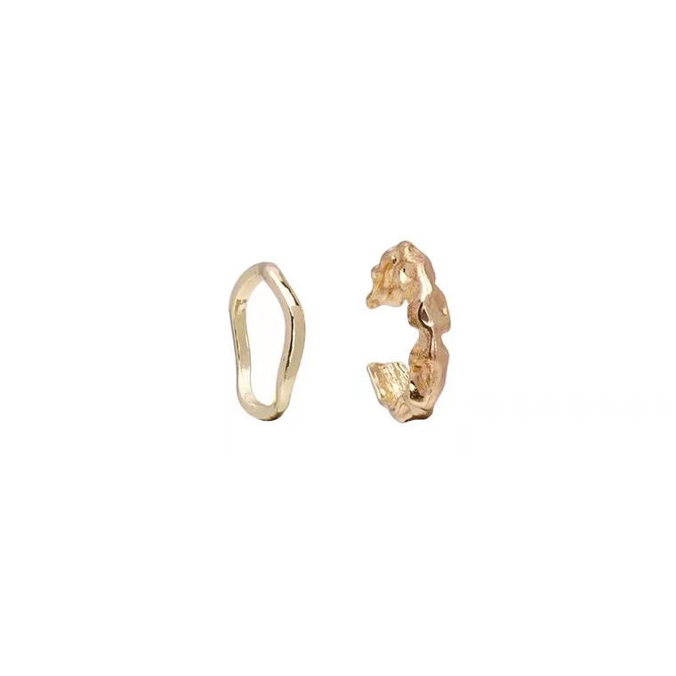 Set 2 nhẫn thiết kế đơn giản hợp thời trang cho nữ
