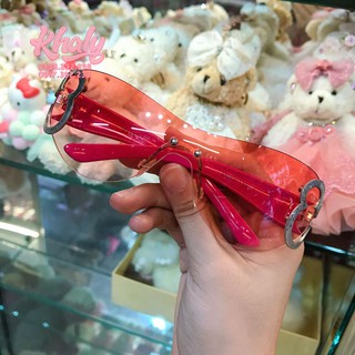 Mắt kính cao cấp logo màu hồng trong suốt cho trẻ em, các bé - (Disney) - 40MKLGHD