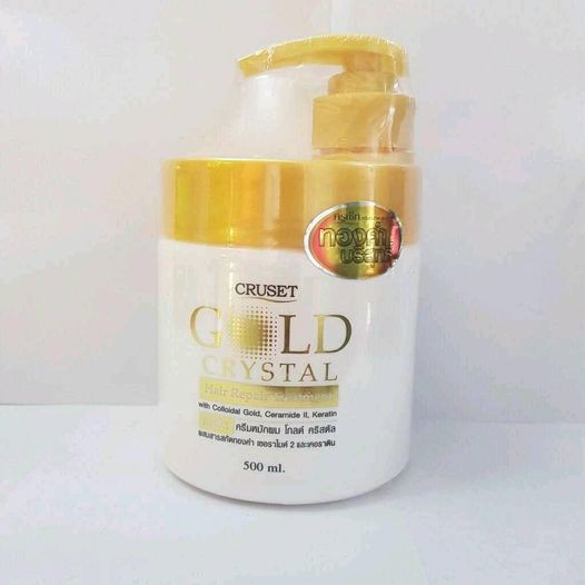 ( ẢNH THẬT) Kem ủ tóc Gold Crystal 500g - Thái Lan
