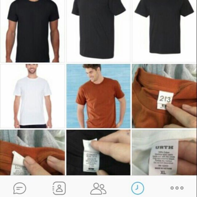 Combo 4 áo size L,  XL