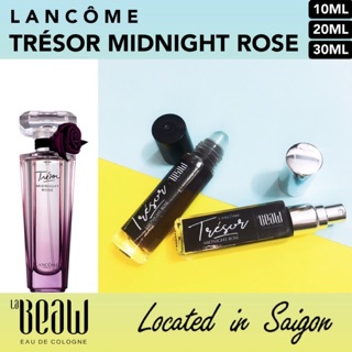 Nước Hoa Nữ Lancome Tresor Midnight Rose 🍇 Mini 10ml Dạng Lăn Dạng Xịt-Dầu Thơm Bỏ Túi Size Nhỏ Tiện Dụng-LaBeaw
