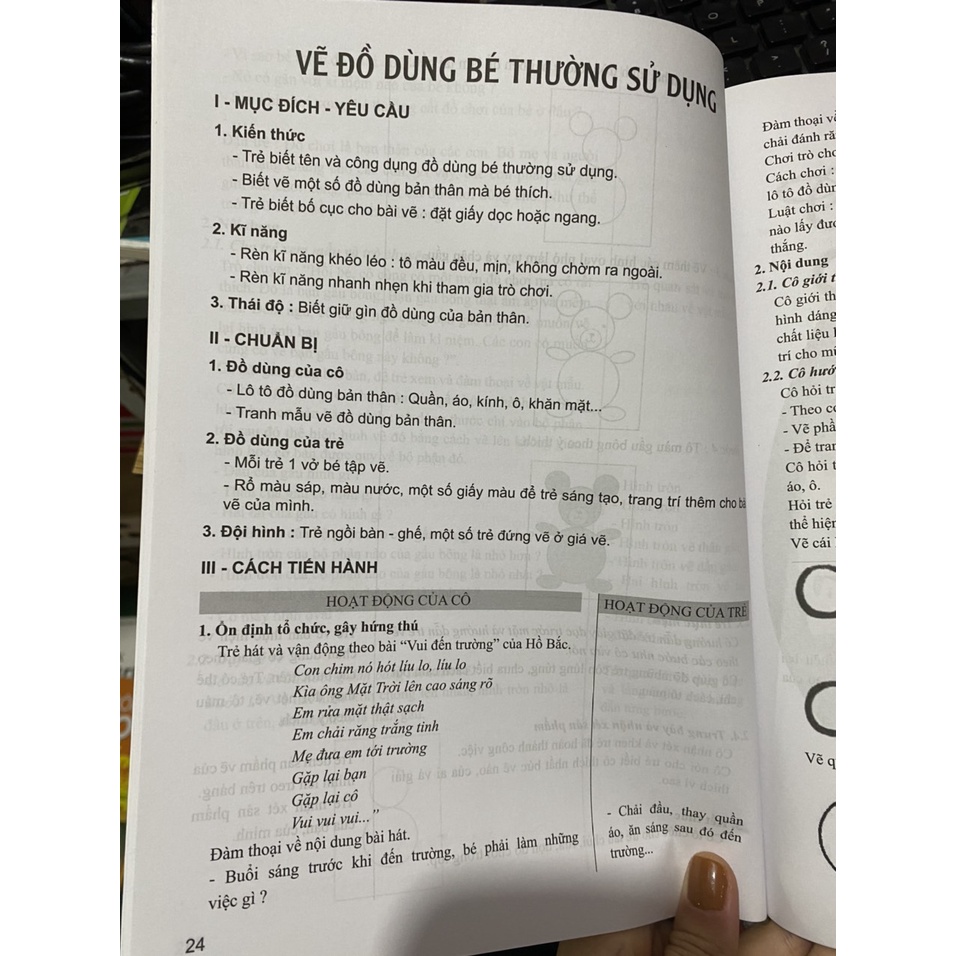 Sách - Giáo án tổ chức hoạt động Tạo hình