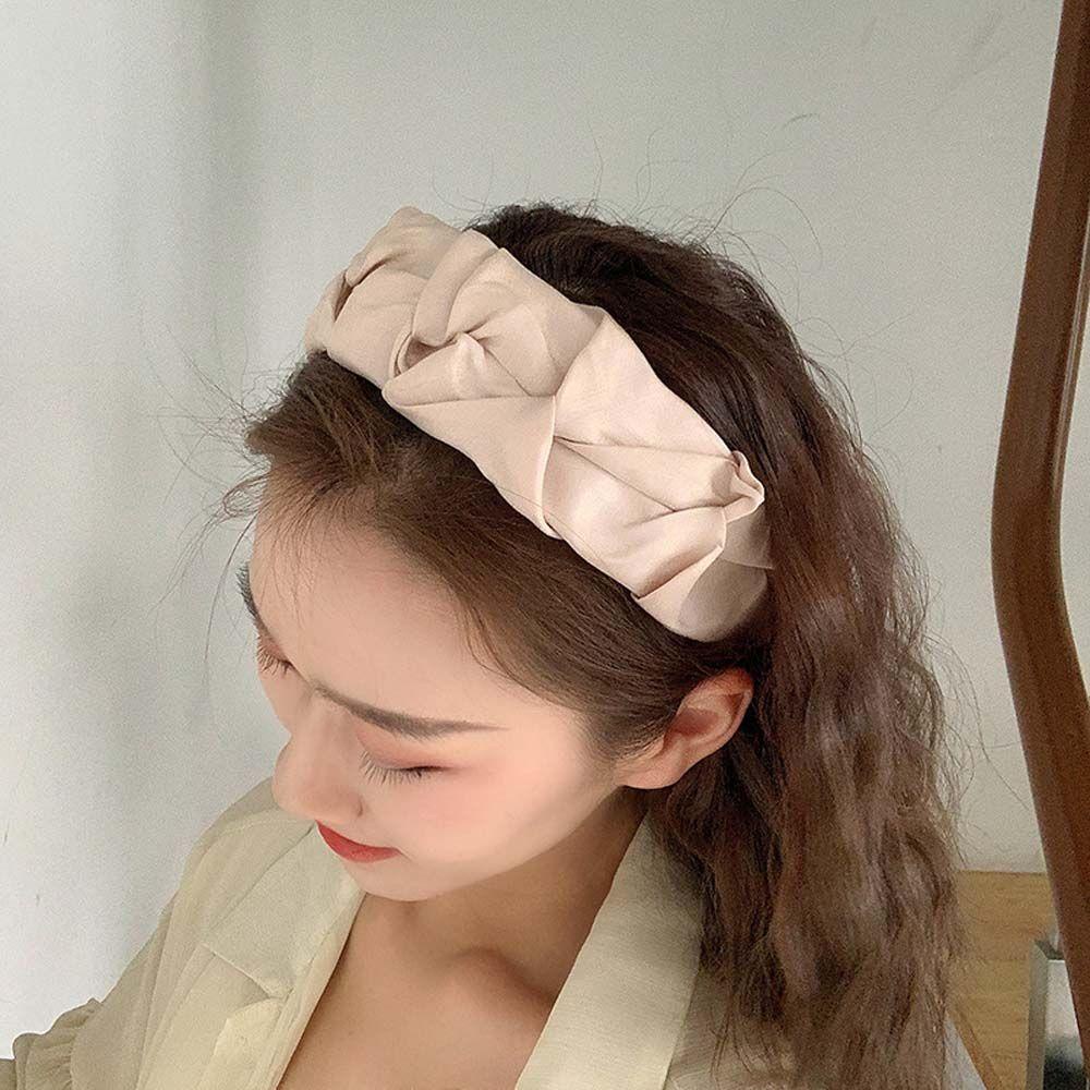 IVORY Băng Đô Vải Màu Sắc Ngọt Ngào Đơn Giản Thời Trang Cho Nữ