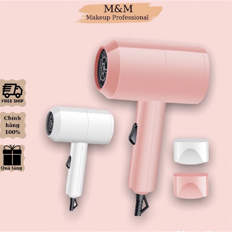 Máy sấy tóc mini nhỏ gọn công suất 800w chuyên nghiệp