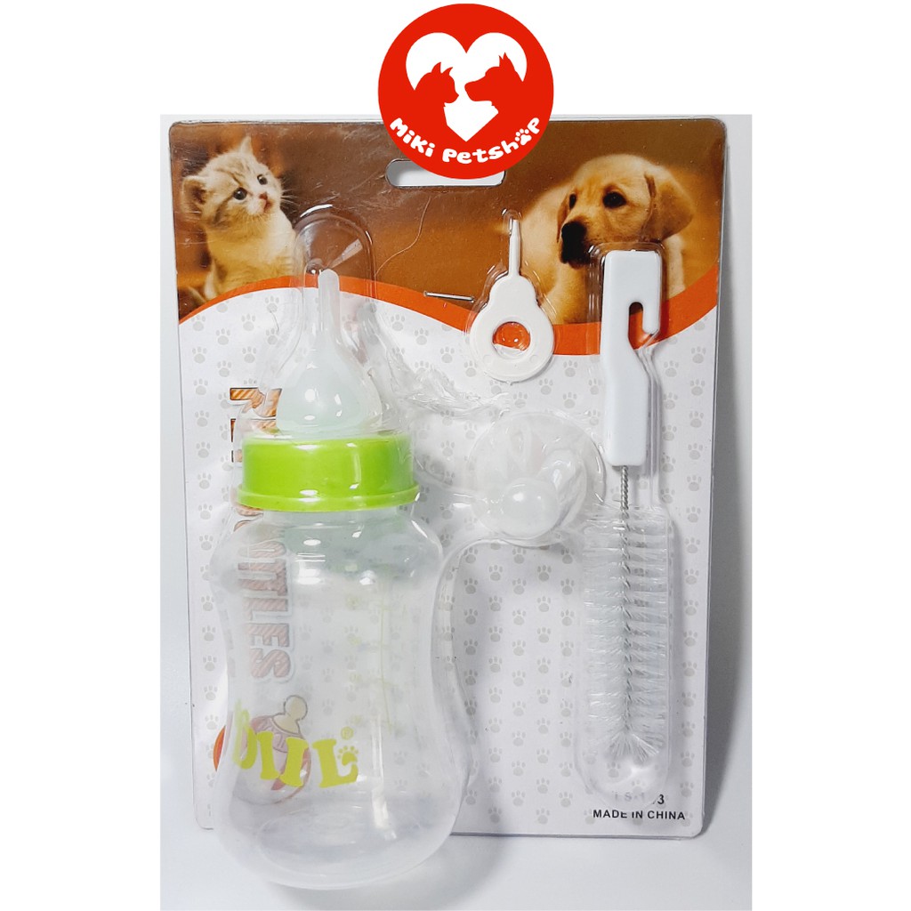 [Mã 44FMCGSALE1 giảm 10% đơn 250K] Bộ Bình Bú Sữa Dành Cho Chó Con Mèo Con - Miki Petshop