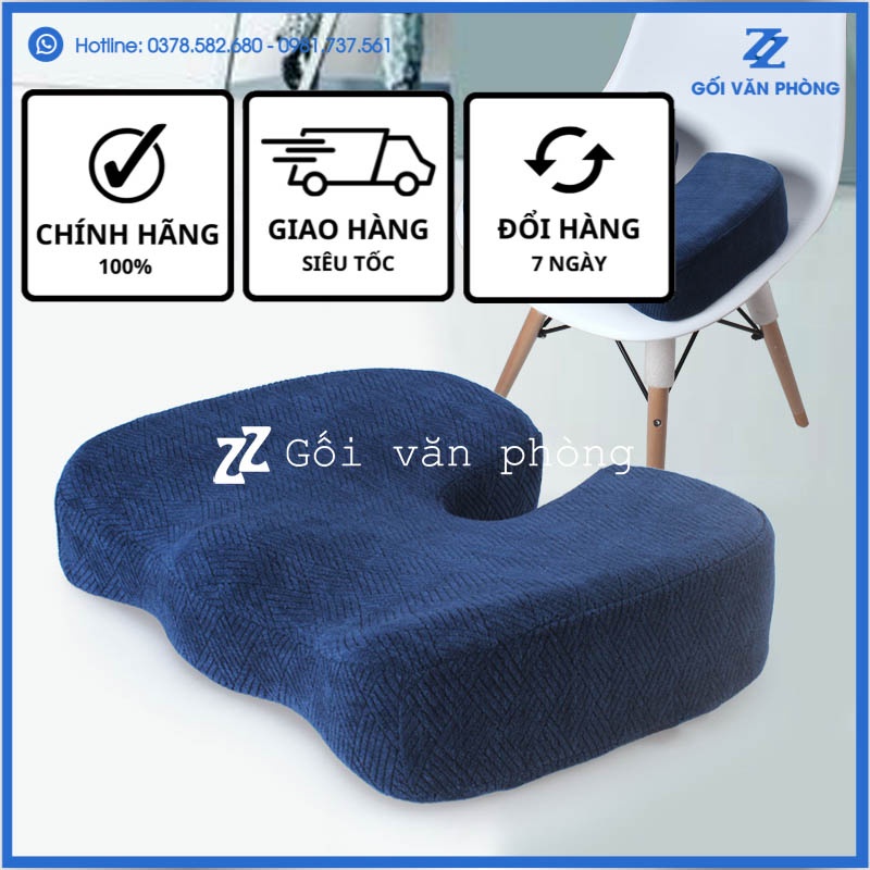 Đệm Ngồi Văn Phòng, Nệm Lót Ghế Văn Phòng Công Thái Học ZuriPillow GLM05