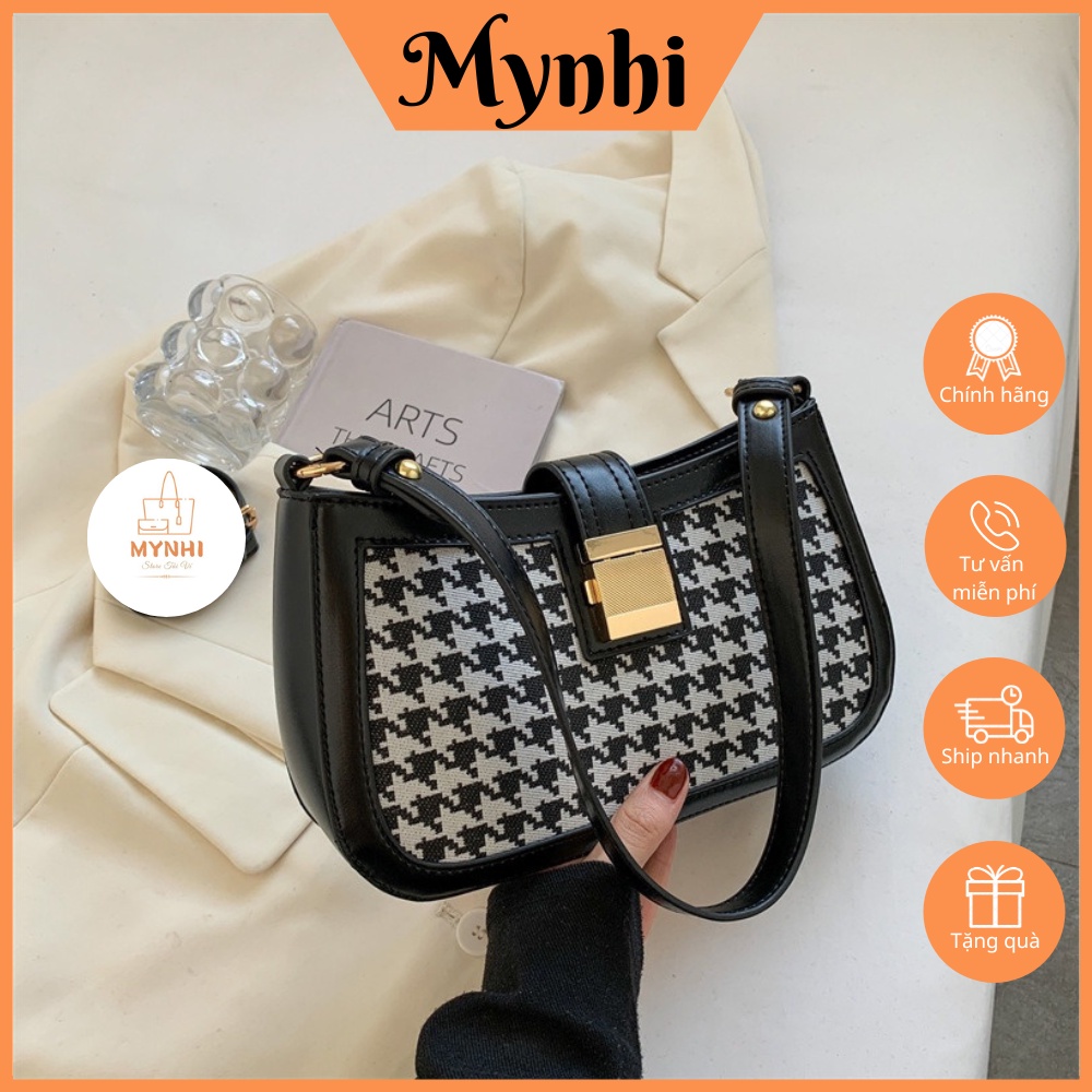 Túi đeo vai đeo chéo đẹp, chất liệu da mềm mại, thời trang phong cách Hàn Quốc SHOPMYNHI SMN260