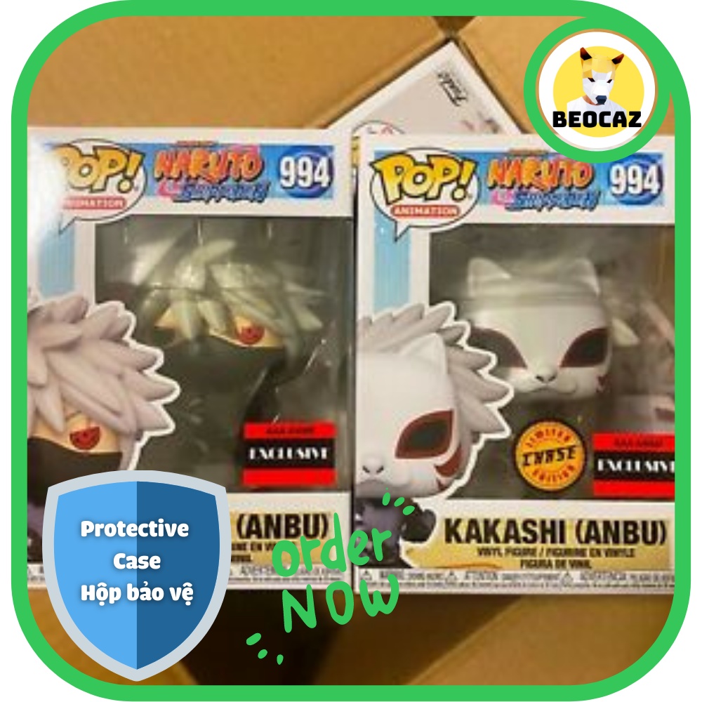 [Full Box Tặng Hộp Bảo Vệ] Mô hình Funko nội địa Trung chibi Kakashi phiên bản đặc biệt Anbu No.994 Naruto Beocaz