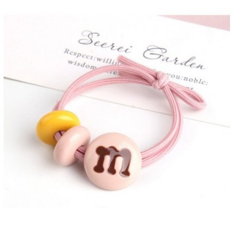 Dây chun buộc tóc, cột tóc chữ M phong cách hàn quốc cho bạn gái