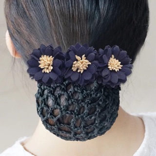 Kẹp búi tóc công sở/ Phụ kiện tóc/ Kẹp búi 3 hoa
