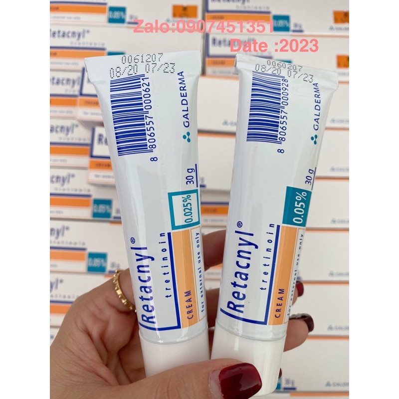 Retacnyl Tretinoin 0.025% - 0.05% (30g) chống lão hoá,mụn da sần sùi | BigBuy360 - bigbuy360.vn