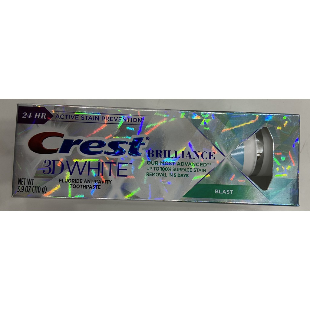 Kem đánh răng trắng răng Crest 3D White Brilliance 110g hàng USA