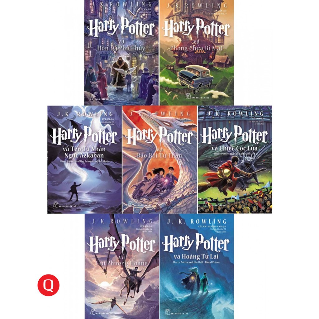 Truyện: Bộ Harry Potter - Tiếng Việt (Trọn Bộ 7 Tập)