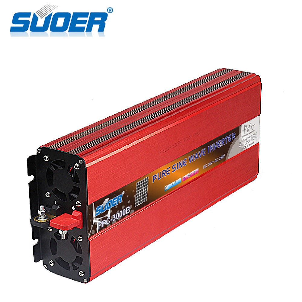 Bộ kich điện sin chuẩn Suoer 3000w 24v sang 220v FPC-3000B đúng công suất