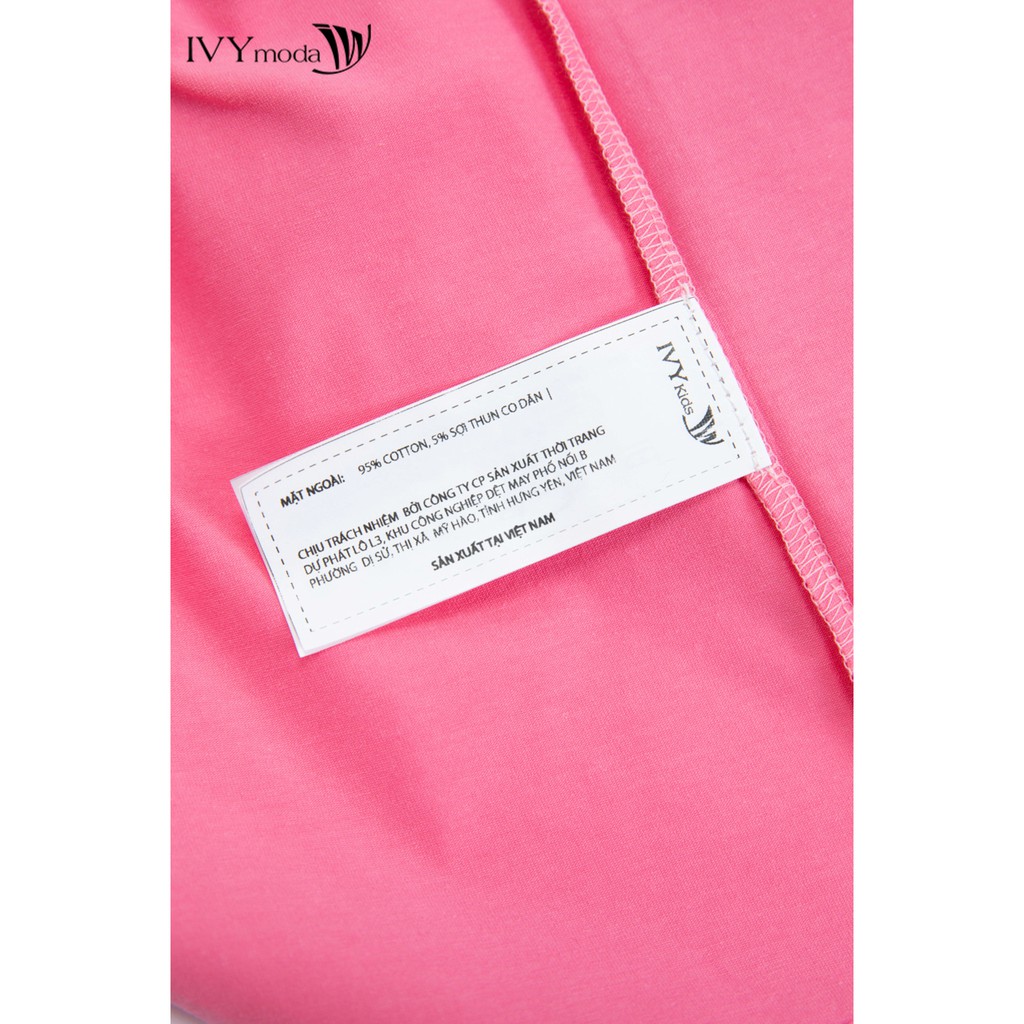 Áo thun bé gái it's cool be kind IVY moda MS 57G1344