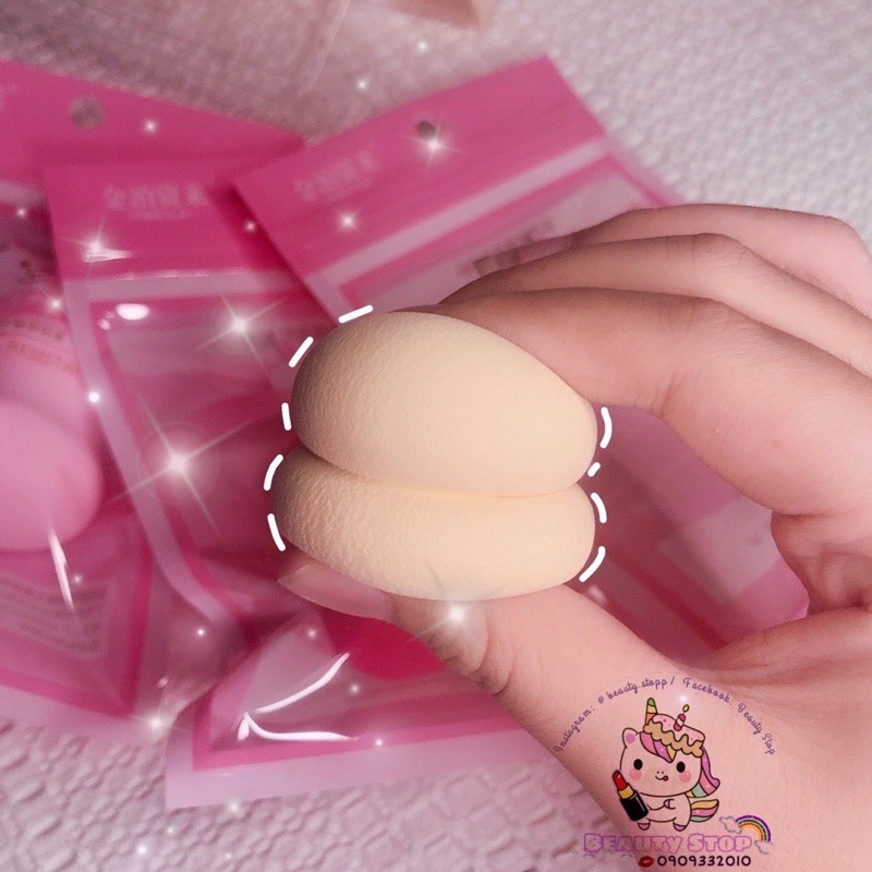 Powder Puff về làng cho chị em mình blend nền, cc hay bb cream đều uki cực kì