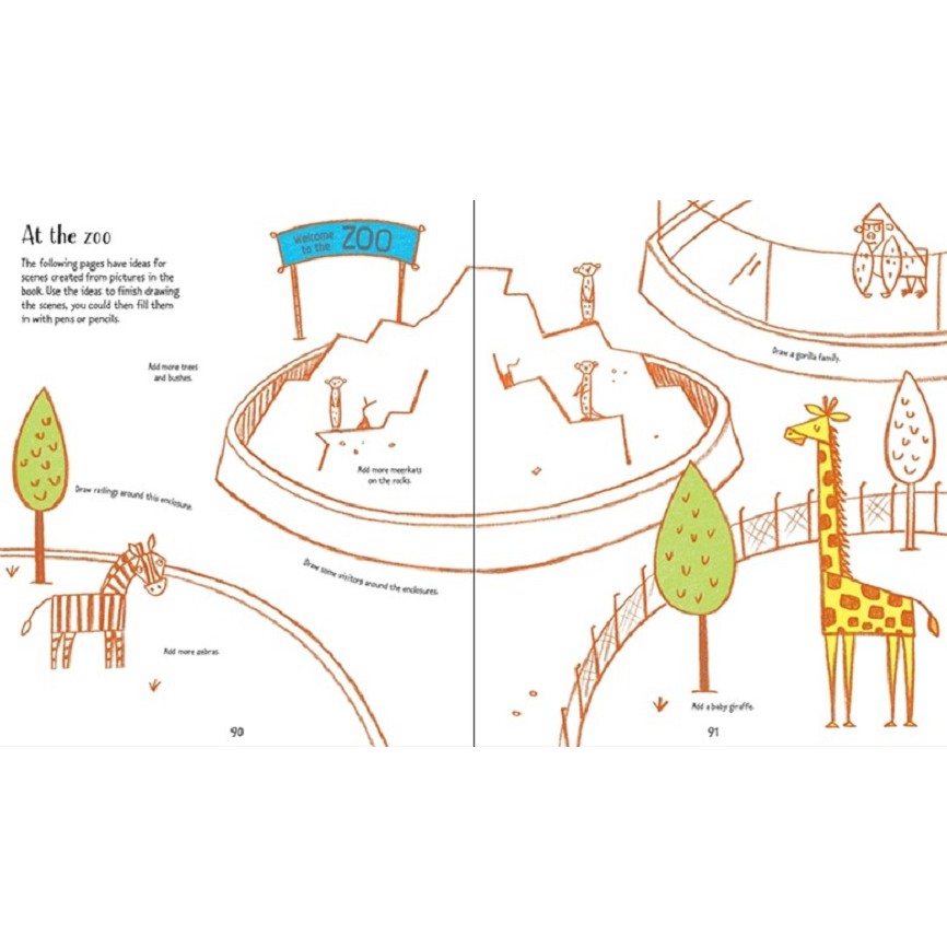 Sách: Luyện vẽ cơ bản - Step-by-step Drawings Animals