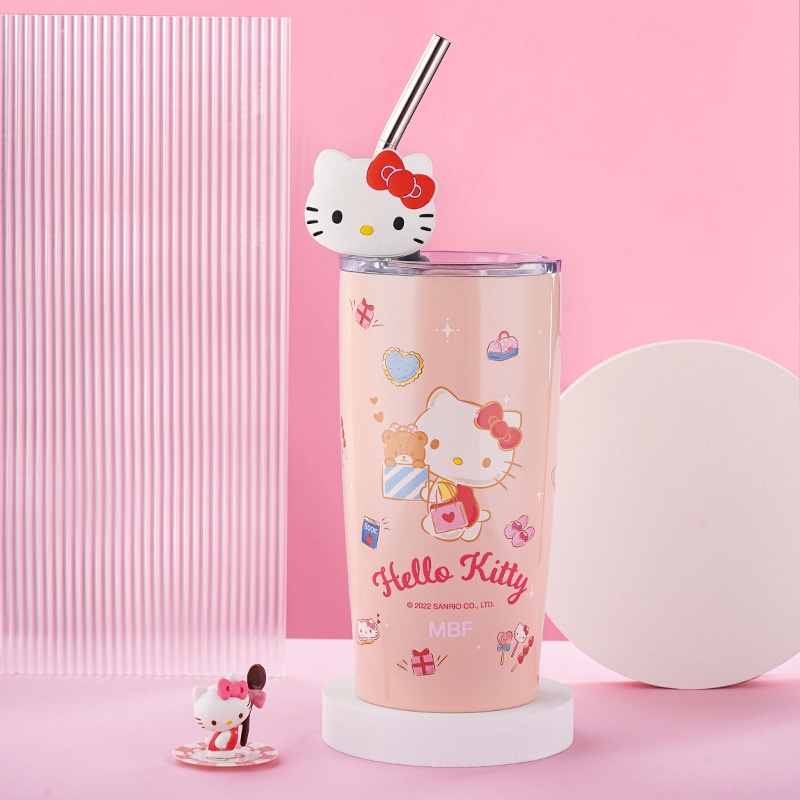 Ly giữ nhiệt Hello Kitty chính hãng cho trẻ em - INOX 304