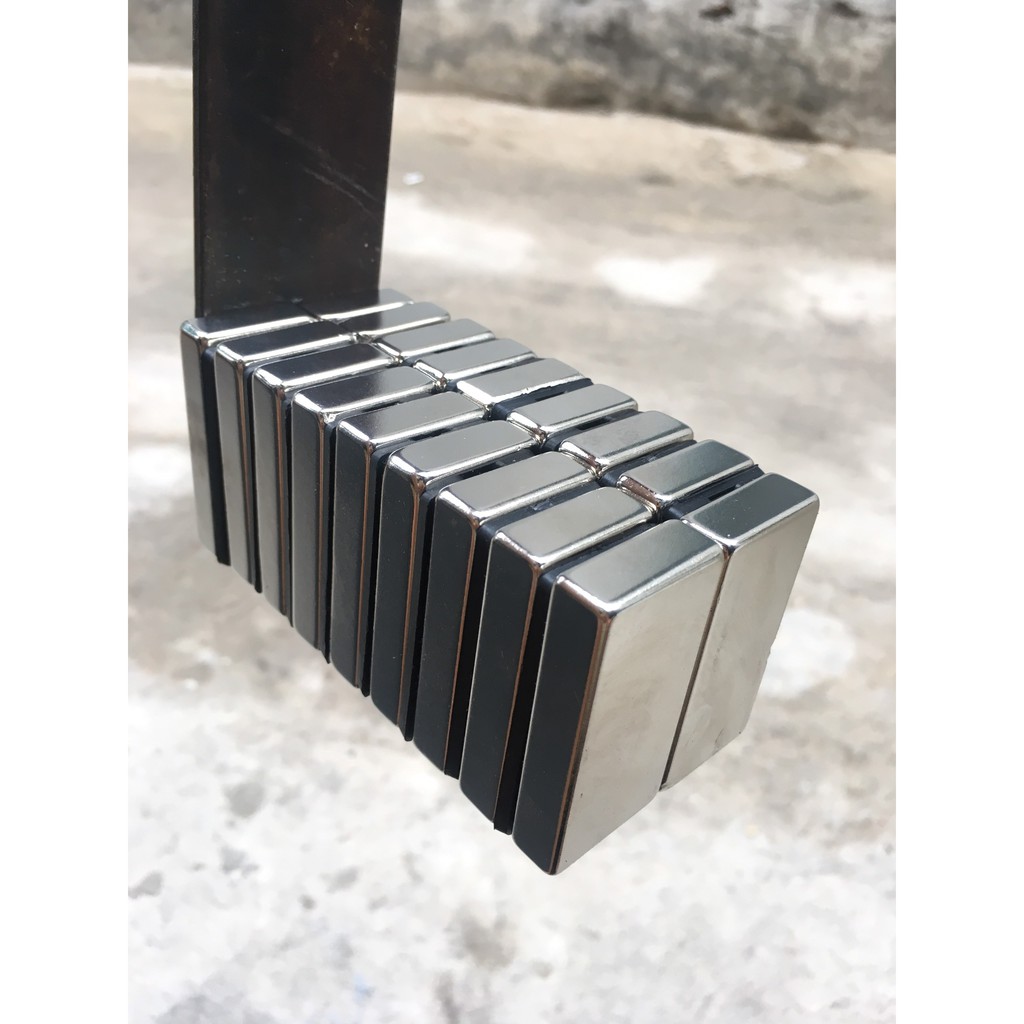 Nam Châm Làm Máy Phát Điện 50x25x10mm - Mã N35 Lực Từ Cực Mạnh