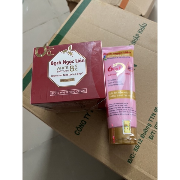 Kem dưỡng trắng da body Bạch Ngọc Liên