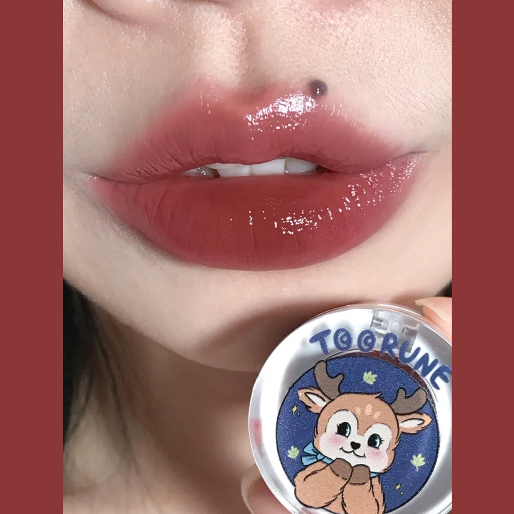 Son dưỡng có màu TOORUNE DAIMANPU dạng hũ dưỡng ẩm Magic Garden Story Lip Cheek Honey W04 W06 môicăng mọng TRUN10 DAIM08