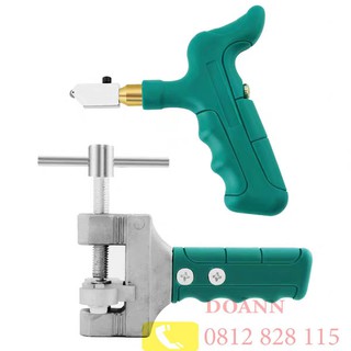 Bộ dao và ê tô bẻ kính