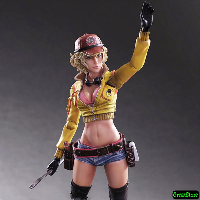 MÔ HÌNH NHÂN VẬT Cindy Aurum Mechanic FINAL FANTASY PAK FIGMA CỬ ĐỘNG ĐƯỢC 26cm