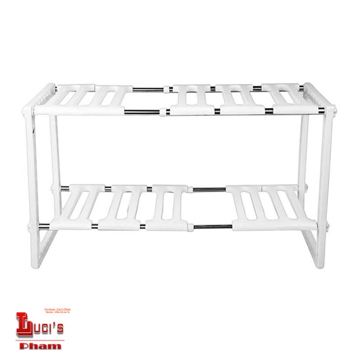 Kệ Xếp Để Đồ Nhà Bếp 2 Tầng dưới bồn rửa bát