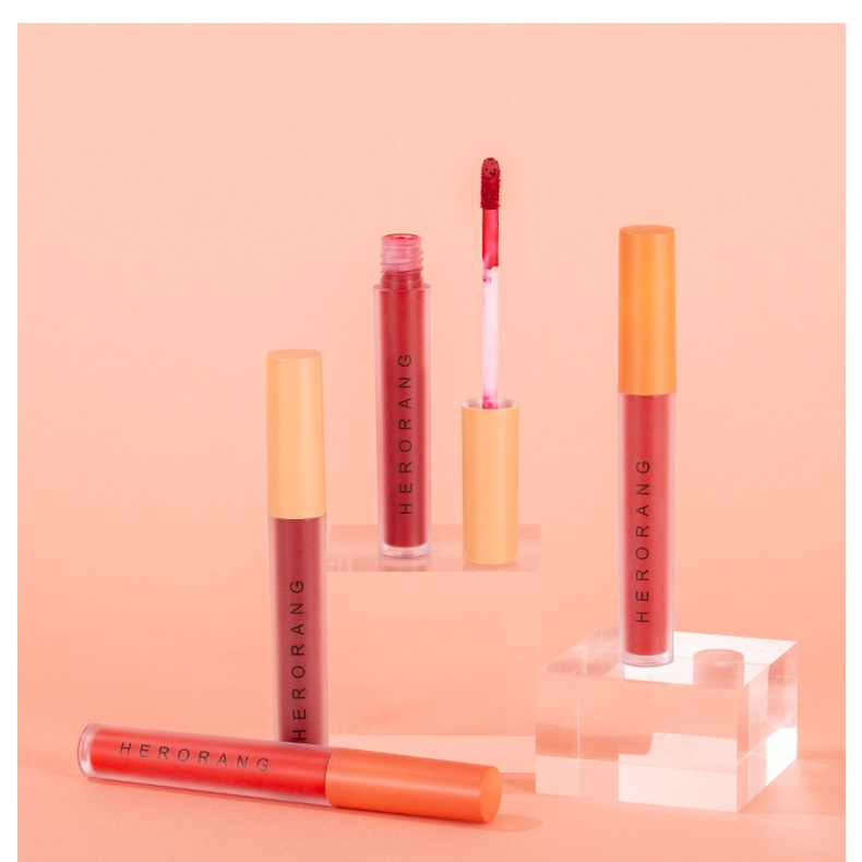 Set 3 cây Son Kem Lì HERORANGE dưỡng ẩm, lâu trôi, bền màu hot nhất Nội Địa Trung