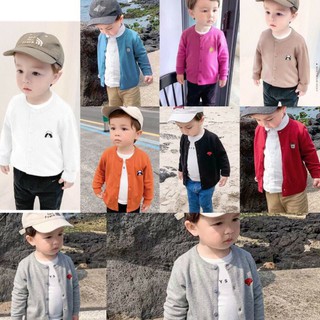 Áo khoác cardigan cho bé chất len tăm