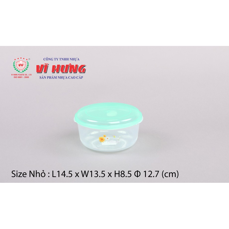 Combo 4 Hộp Thực Phẩm Tròn Cao Cấp