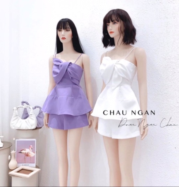 Sét bộ 2 dây xoắn ngực có mút ngực xinh lung linh kèm hình thật