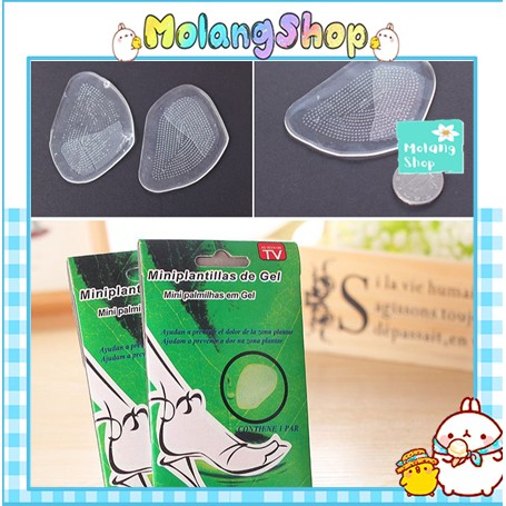 Bộ 2 miếng Miếng lót mũi giầy silicon êm chân MolangShop