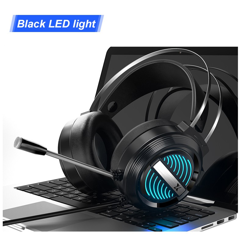 Tai nghe gaming chụp tai máy tính chơi game có mic tích hợp đèn LED cho điện thoại/Pc / Ps4 Gameming có dây Gaming Headphone Headset Tai Nghr PC