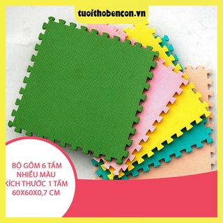 Combo 24 tấm thảm xốp trải sàn kt 60x60cm