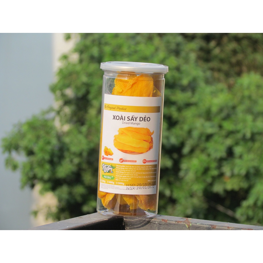 Xoài sấy dẻo chuẩn xuất khẩu Nutrion hũ 500gr