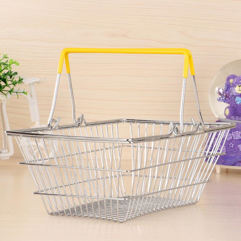 Mô hình giỏ siêu thị mini làm đồ chơi cho bé